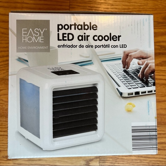 *NEW* Portable LED Air Cooler by Easy Home 7 Color Changing Settings - Picture 3 of 5